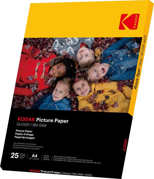 Image du produit Kodak Papier photo (180 g/m², A4, 25 x)
