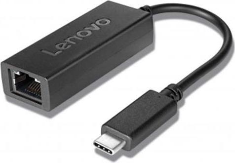 Lenovo USB-C to Ethernet Adapter ROW (USB-C, RJ45 Gigabit Ethernet (1x))