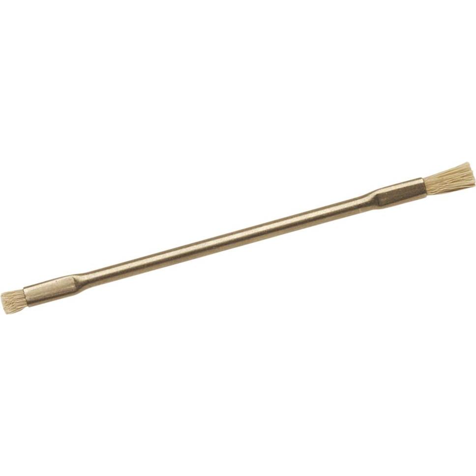 Techspray Pinselbürste, Pferdehaar, beidseitig, 6,4 x 114 mm, Reinigungsutensil