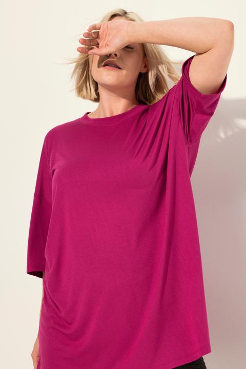 Produktbild Ulla Popken Longshirt, antibakteriell, Oversized, Rundhals, Halbarm (42, 44)