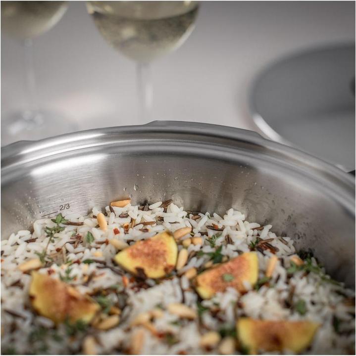Actual product image Kuhn Rikon DUROTHERM® PRO Black Serving casserole 1.0 L · Ø 14 cm (14 cm, Casserole + Stewpot, Stainless steel)