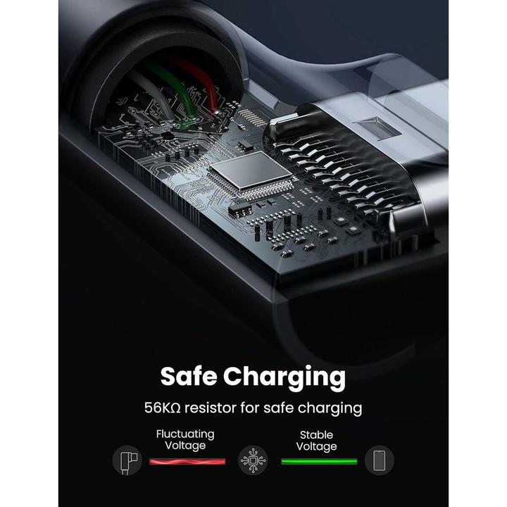 Image du produit Ugreen Câble de données USB-C coudé vers USB-A 2.0 A (2 m, USB 2.0, 18 W)