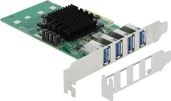 Actual product image Delock PCI Express x4 Card to 4 x external USB3.0 Quad Channel