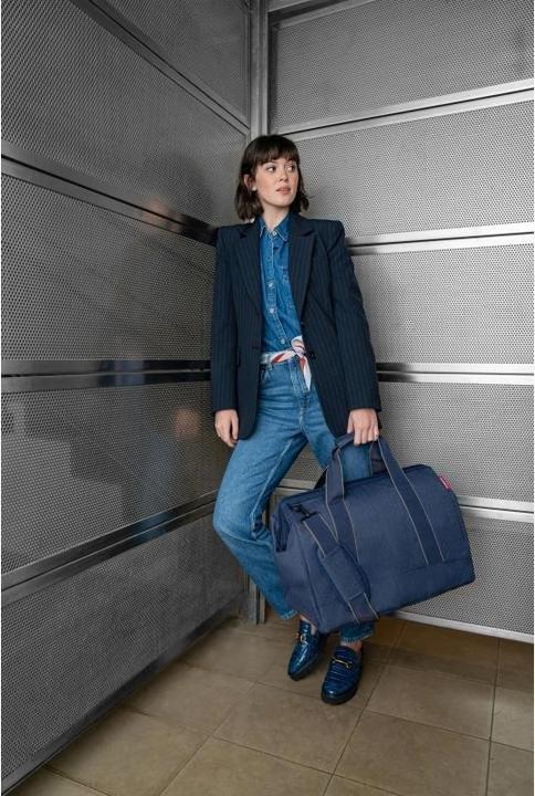 Actual product image reisenthel Shoulder Bag Allrounder L Herringbone Dark Blue