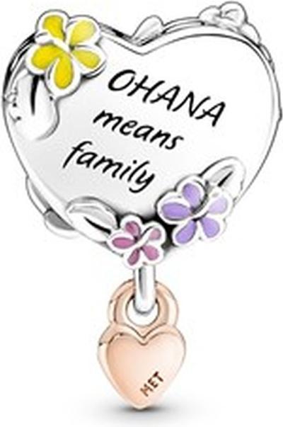 Image du produit Pandora Charm (Argent massif, Email, Or rose)