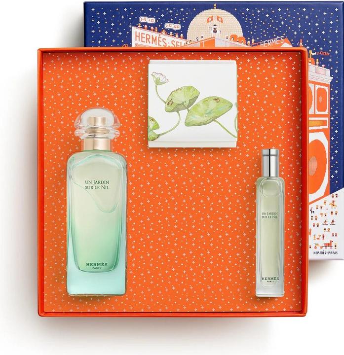 Actual product image Hermès Un Jardin sur le Nil Eau de Toilette 100ml + 15ml + Seife 50g (Body care set)