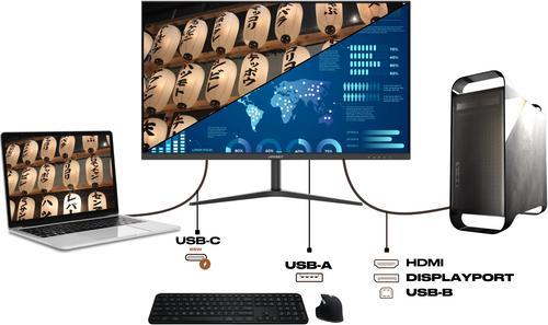 Produktbild Japannext JN-IPS27WQHDR-C65W (2560 x 1140 Pixel, 27")