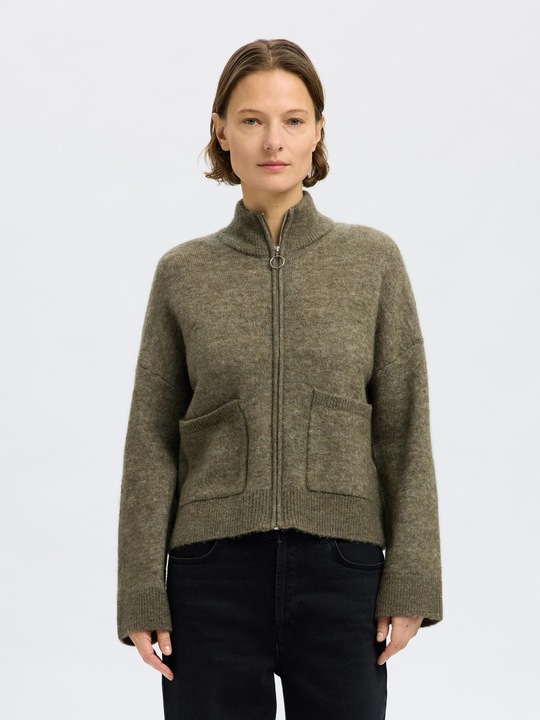 Actual product image Selected Femme Wollgemisch Strickjacke (L)
