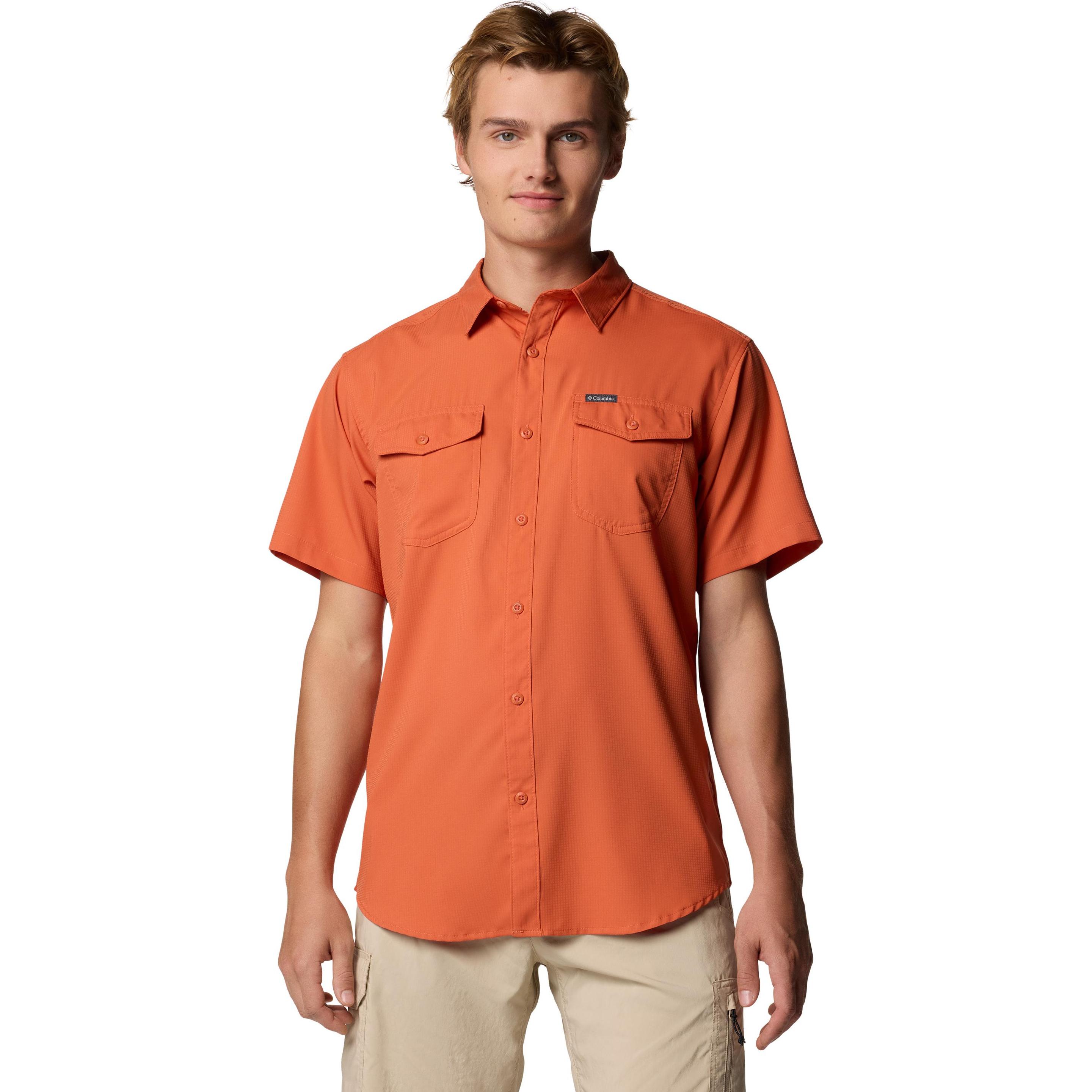 Columbia, Herren, Hemd, Utilizer™ II Solid Short Sleeve Shirt, Orange, (M)