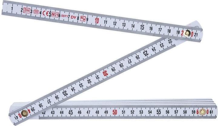 Actual product image KS Tools Plastic folding ruler (2 m)