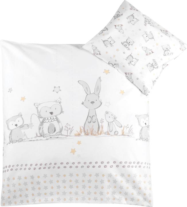 Immagine prodotto Julius Zöllner Biancheria da letto 100/135+40/60, coniglietto e gufo