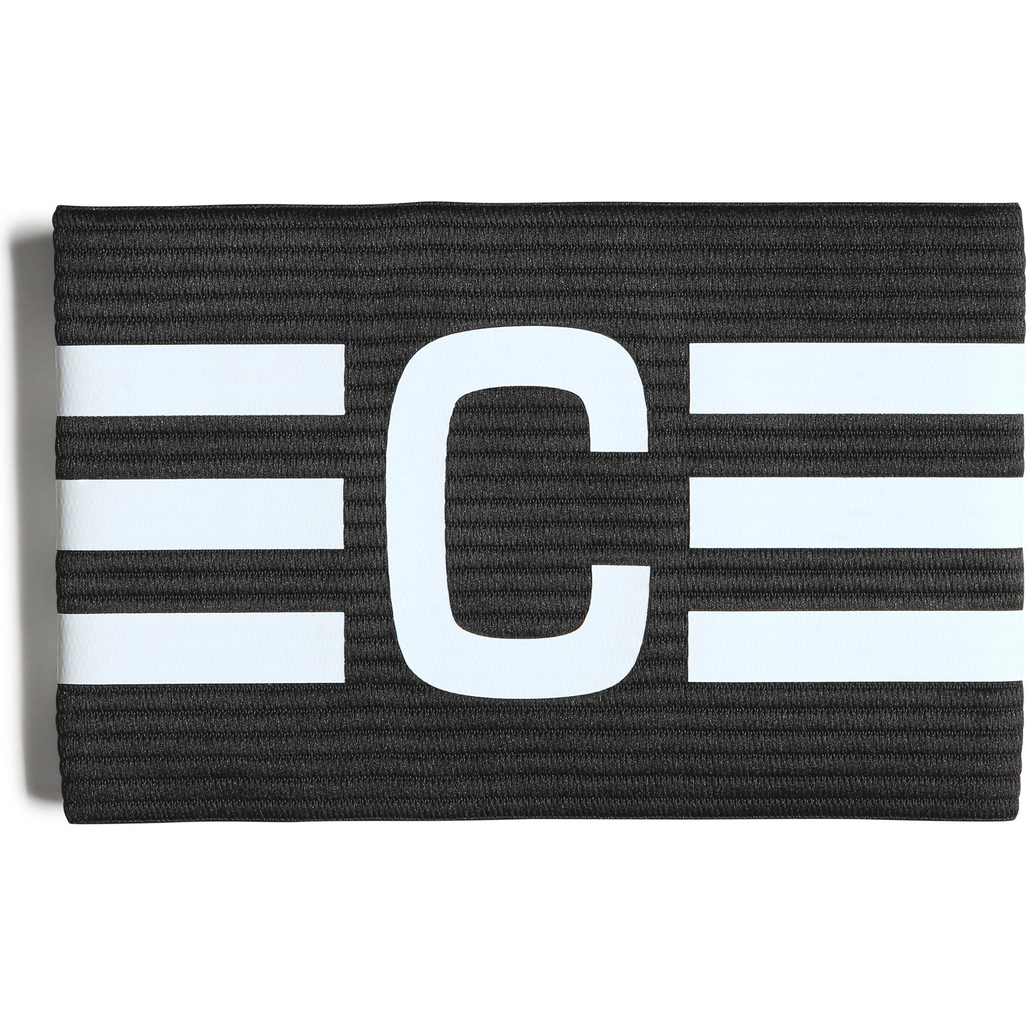 adidas, Herren, Stirnband, Tiro League OSFM Kapitänsbinde schwarz und weiss HS9766, Schwarz