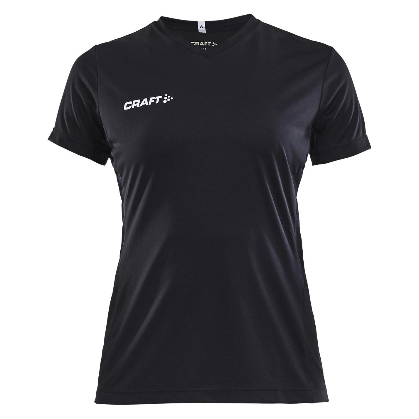Craft, Damen, Sportshirt, Squad Jersey Solid W (L), Schwarz, L