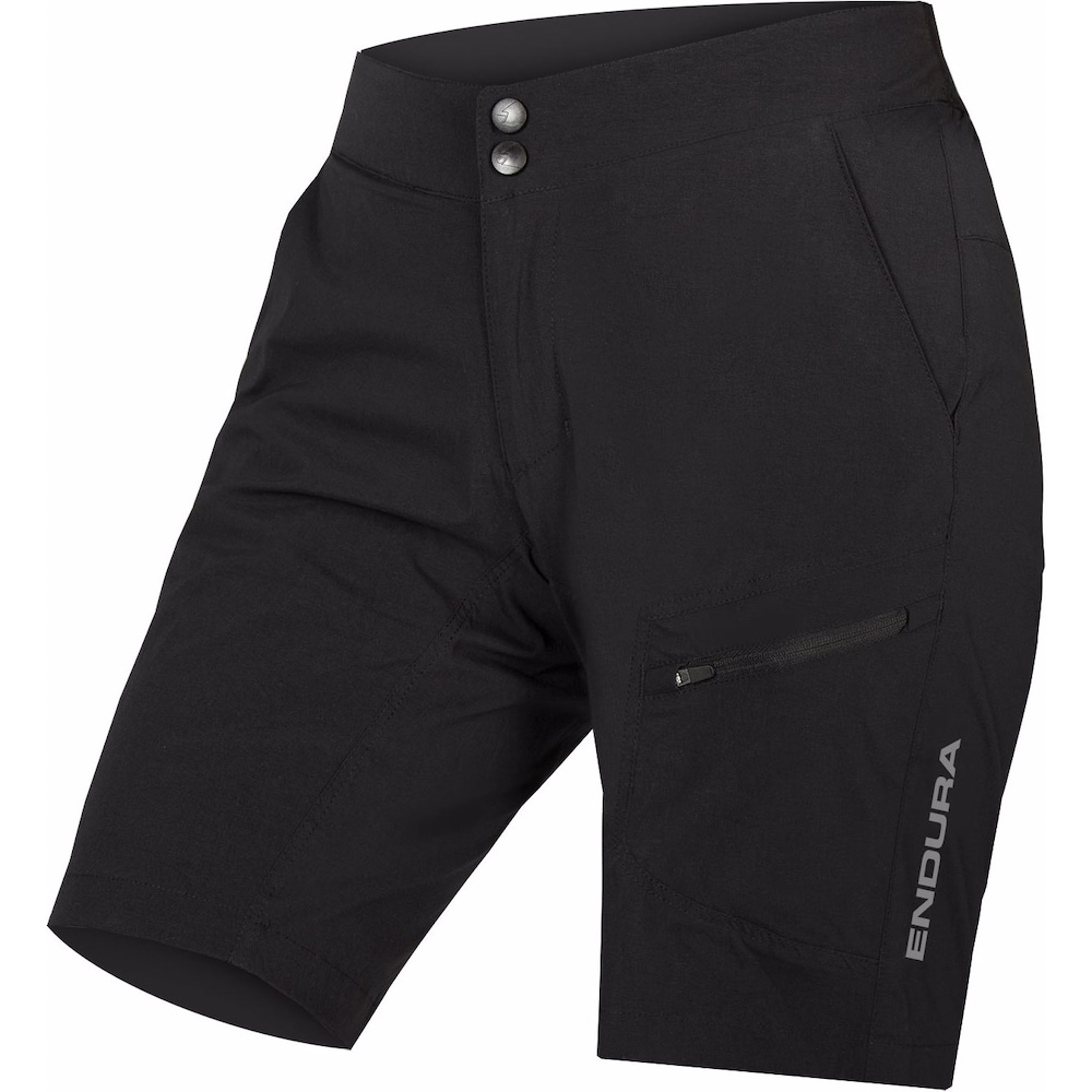 Endura, Damen, Velohosen, Hummvee Lite Shorts mit Innenhose (XS), Schwarz, XS