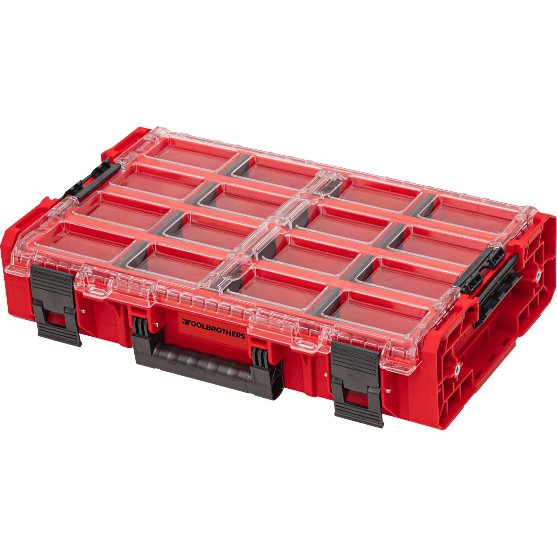 Thumbnail - Tool Brothers, Sortimentskasten, Toolbrothers RHINO ONE Organiser XL 2.0 Long Bin RED ULTRA HD Custom stapelbar 582 x 38...