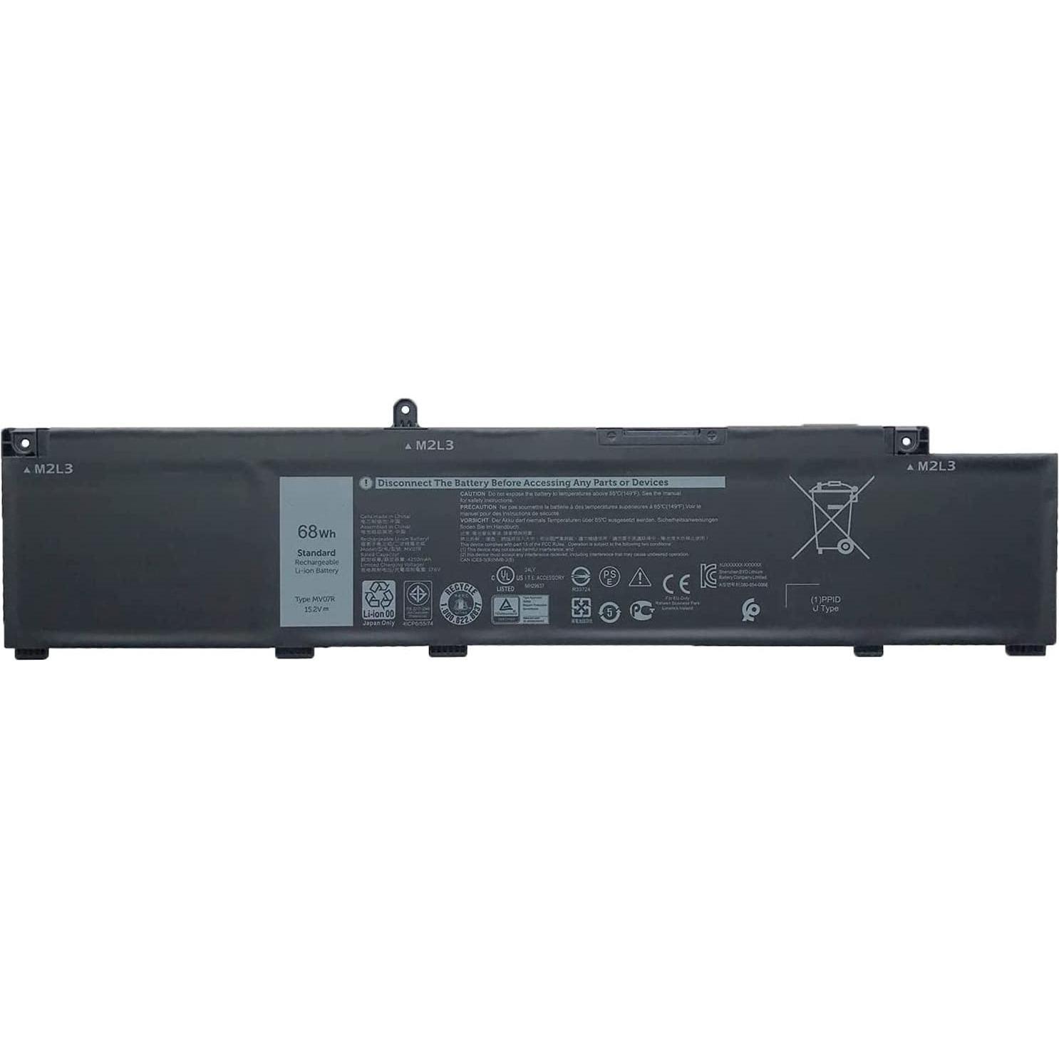 Dell BTRY,PRI,68WHR,4C,LITH,SMP (4 Zellen, 4250 mAh), Notebook Akku