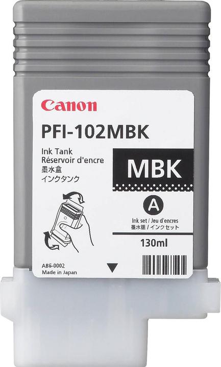 Actual product image Canon Pfi-102mbk (MBK)
