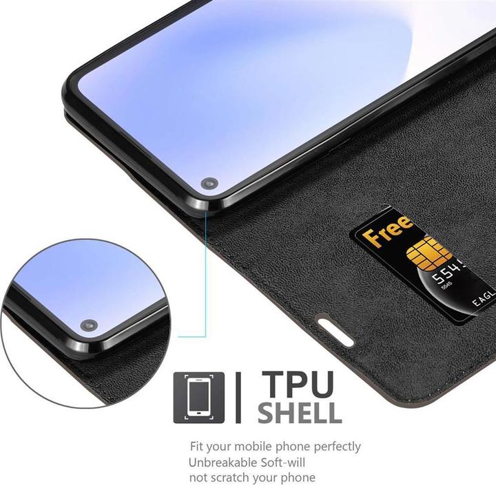 Actual product image Cadorabo Book Invisible Magnet Cover (Google Pixel 5 XL)