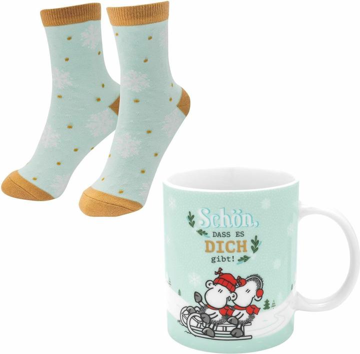 Actual product image Sheepworld Fan merchandise cup-sock-set you size 36 - 40 (Single pack, 36 - 40)