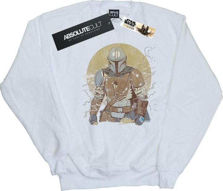Immagine prodotto Star Wars The Mandalorian Distressed Warrior Felpa Uomo (3XL)