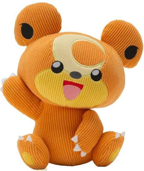 Nintendo Pokemon SELECT CORDUROY TEDDIURSA PLUSH - 8-Inch - Unique Fabric - Authentic Details (20 cm)