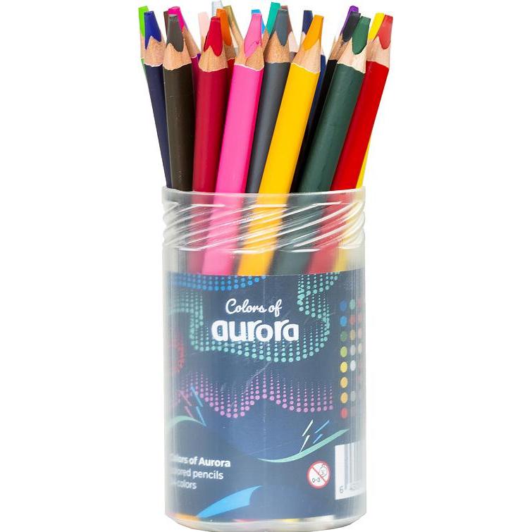 Colors Of Aurora, Malstifte, 24 Colored Pencil Set (Mehrfarbig, 24 x)