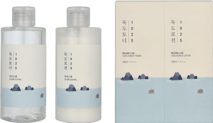 Produktbild Round Lab Dokdo Toner 200ml und Dokdo Lotion 200ml (Gesichtspflege set)