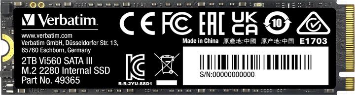 Image du produit Verbatim Vi560 (2000 Go, M.2 2280)