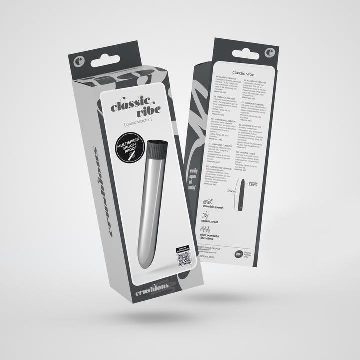 Produktbild Crushious Classic Vibe - Classic Vibrator - Silver