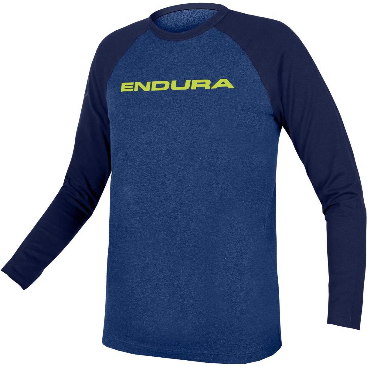 Endura, Jungen, Velotrikot, One Clan Langarmshirt für Kinder (122, 128), Blau, 122, 128