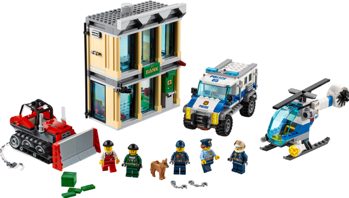 Actual product image LEGO City bank robbery (60140, LEGO City)