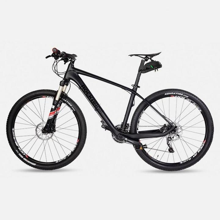 Actual product image Rockbros C27-1 bicycle bag under the saddle - black (1.50 l, Luggage carrier bag)