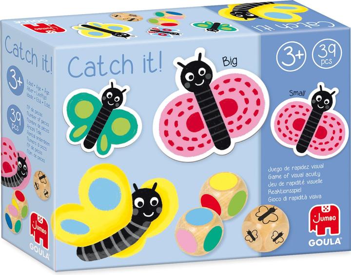 Actual product image Goula Catch it Butterfly (Catalan, Dutch, English, French, German, Italian, Portuguese, Spanish, 2 - 4 Players)