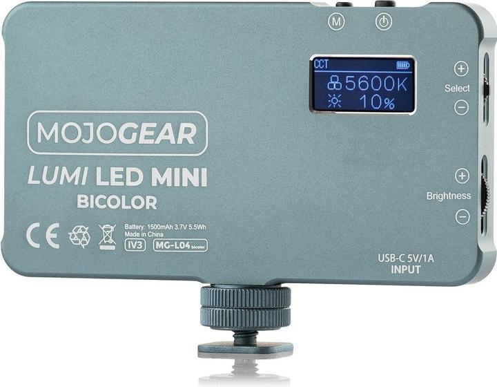 Productafbeelding Mojogear Lumi LED Mini 6.5W - Bicolor (MG-L04) (Videolicht)