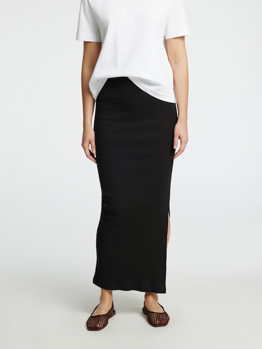 Immagine prodotto Selected Femme Rippmuster Baumwoll Maxirock (XL)