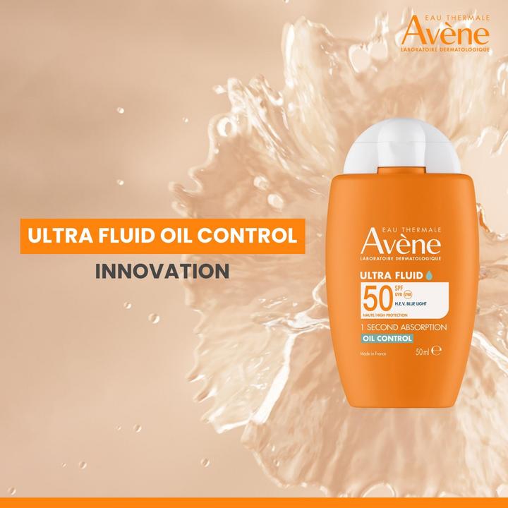 Produktbild Avène Avene SUN Ultra-Fluid Oil Control SPF50 (Sonnencreme Gesicht, SPF 50, 50 ml)