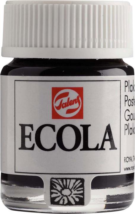 Talens Ecola Poster Colour Bottle Black 700 (16 ml)
