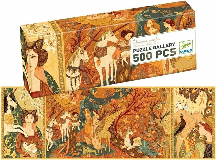 Produktbild Djeco Puzzle Gallery Unicorn Garden 500 Teile (500 Teile)