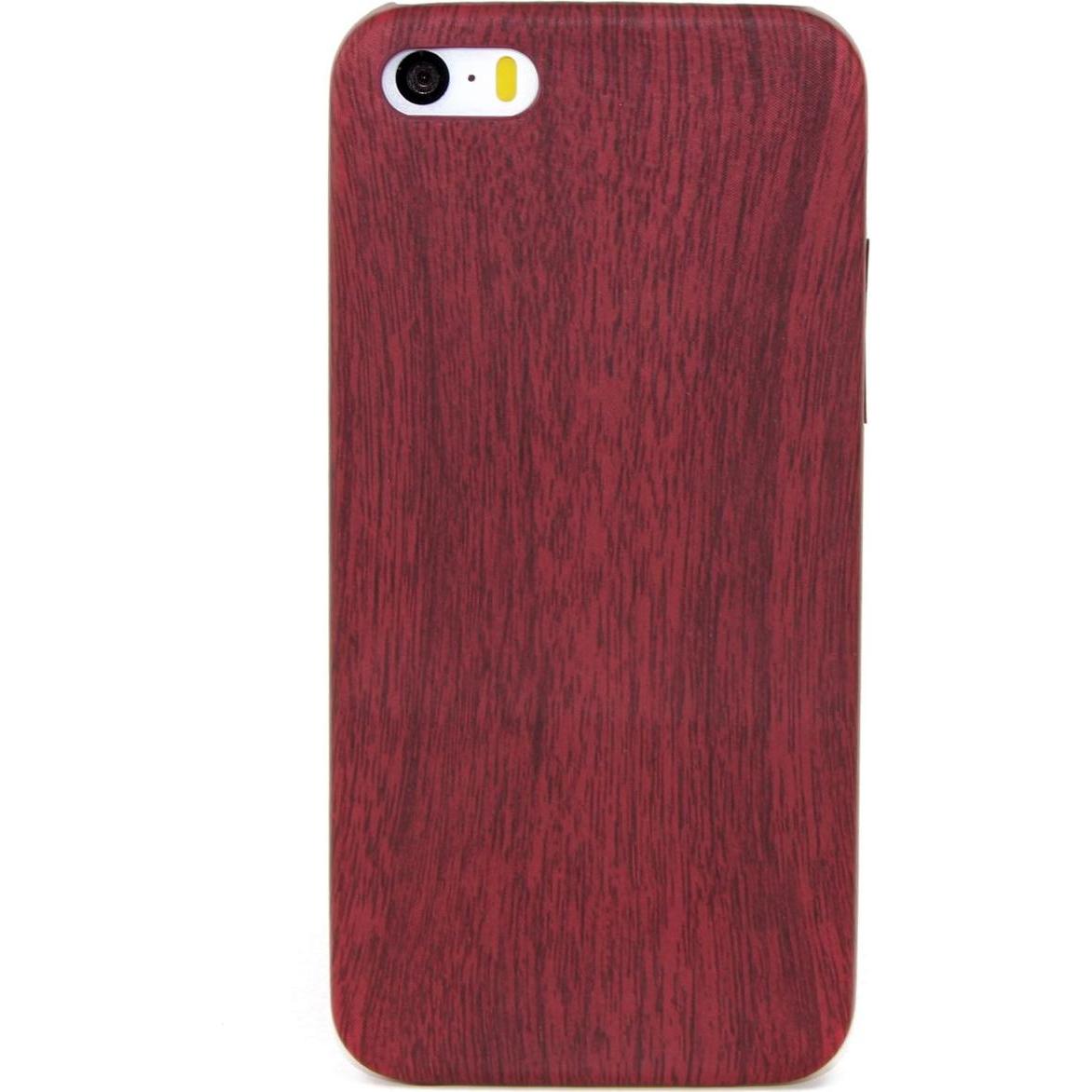 König Design Apple iPhone 6 Plus / 6s Plus TPU Handy Hülle Holz Optik Schutz Case Mahagoni (Apple iPhone 6 Plus), Smartp...