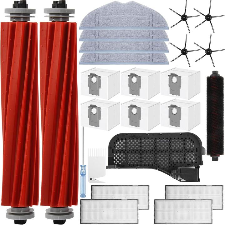 Ladysons 24-teiliges Zubehör-Set für Roborock S7 MaxV Ultra
