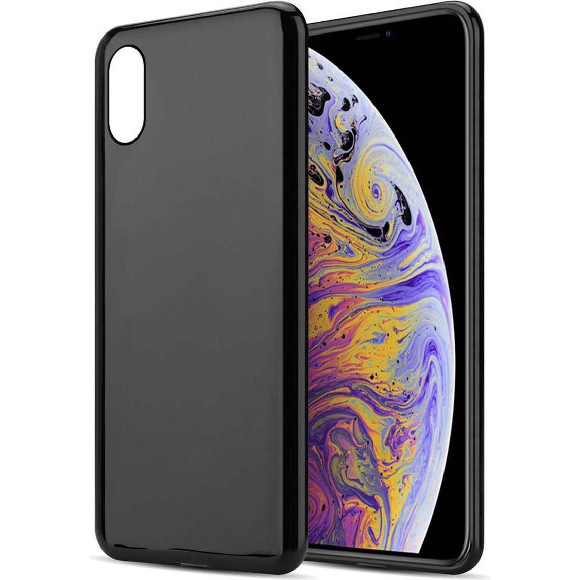 Cadorabo TPU Ultra Slim AIR Cover (Apple iPhone XS Max), Smartphone Hülle, Schwarz