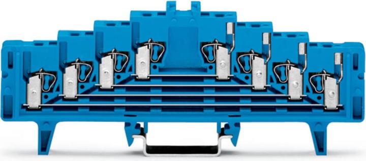 Actual product image Wago 4-tier shunting clamp
