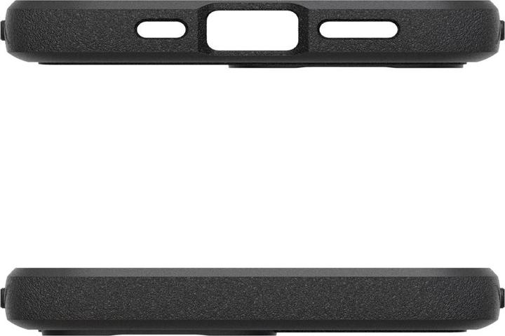 Actual product image Spigen Rugged Armor MagFit TPU Back Cover Schwarz Apple iPhone 16e (Apple iPhone 16e)