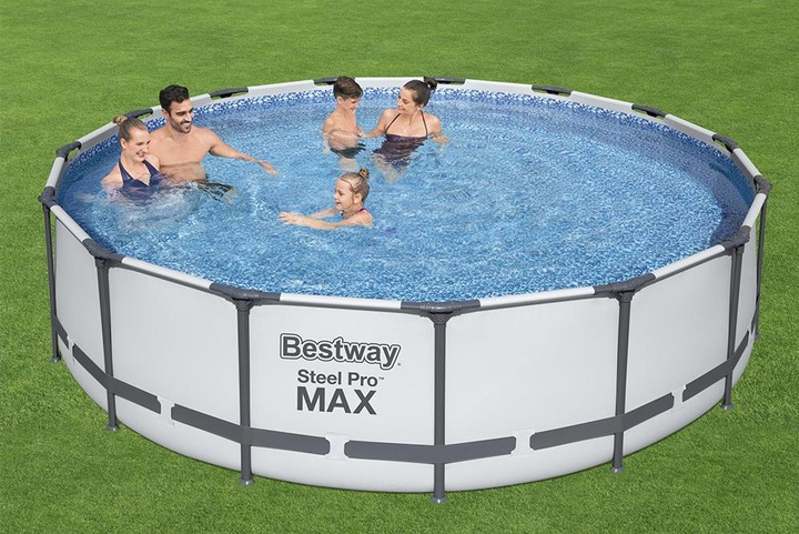 Produktbild Bestway Steel Pro MAX Frame Pool Komplet t-Set 457 x 107 cm (457 x 107 cm)