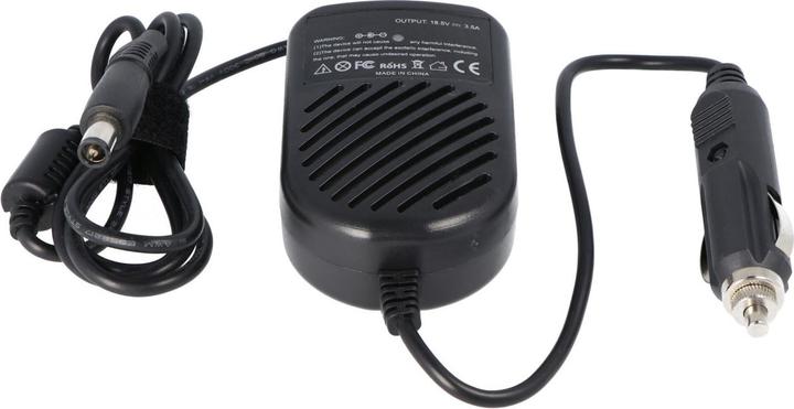 Produktbild AccuCell KFZ-Ladekabel für viele HP Compaq Laptop mit Stecker 7,4mm x 5,0mm, 18,5v 3,5A (65 W)