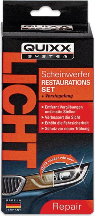 Quixx Scheinwerfer Restaurations-Set (30 ml)