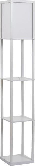 Swisshandel24 Floor lamp Floor lamp with 3 shelves Interior lighting E27 up to 40W for living room/bedroom (E27)