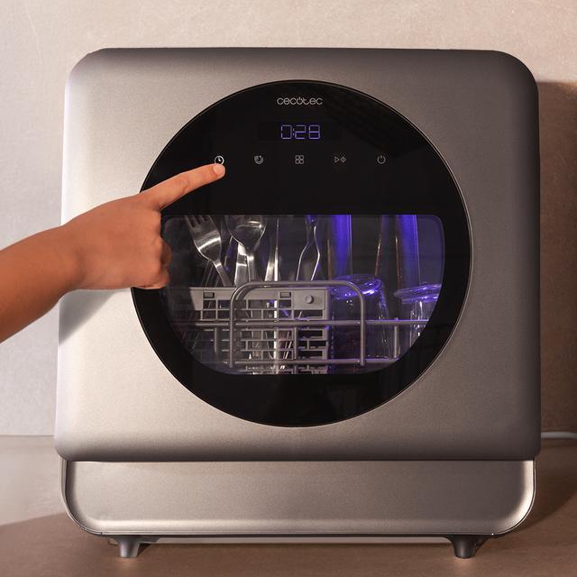 Produktbild Cecotec Lave-vaisselle de table compact 3 couverts, 6 programmes, écran tactile, classe énergétique C