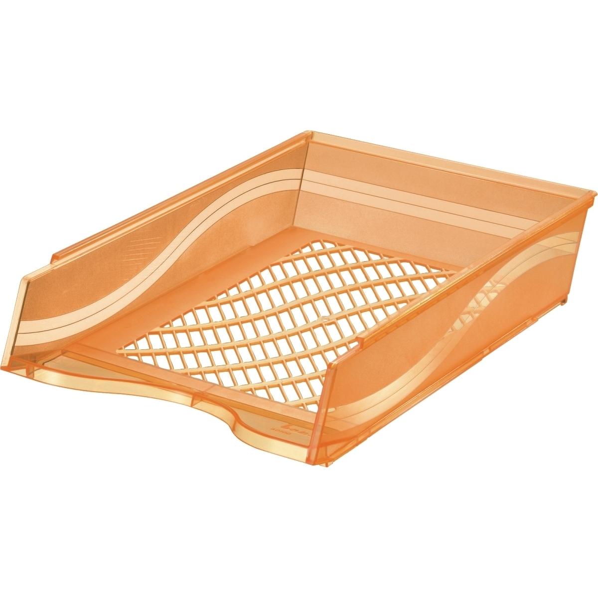 Bene, Dokumentenablage, Briefablage orange-transparent (A4)