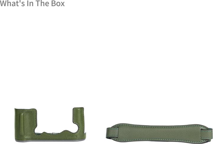 Actual product image SmallRig 4711 Leather Half Case Kit for X T50 (Green) (1.26 l)